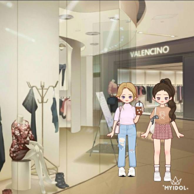 MYIDOL_GLOBAL_COMUUNITY: MYIDOL_PHOTO - Hana & myah paparazi at mall image 2